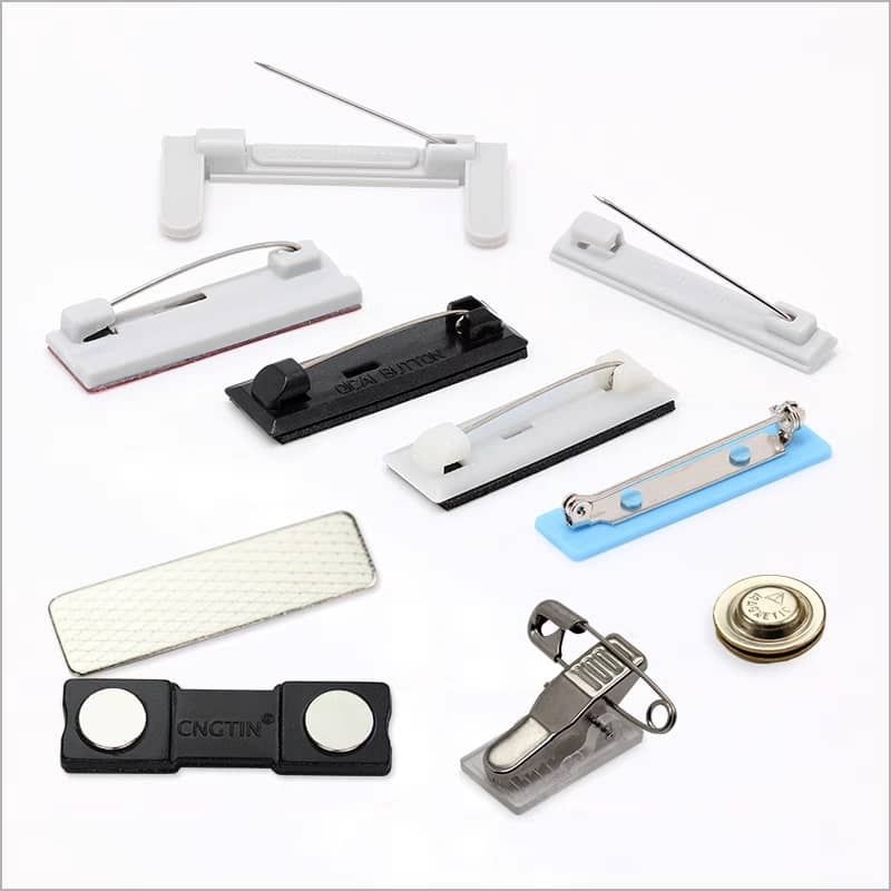 Nametag Material White Pin Magnet Dan lain lain | Shopee Malaysia