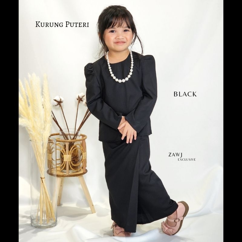 RAYA 2026 KURUNG Kids PUTERI (PUFF) |PREMIUM COTTON | Shopee Malaysia