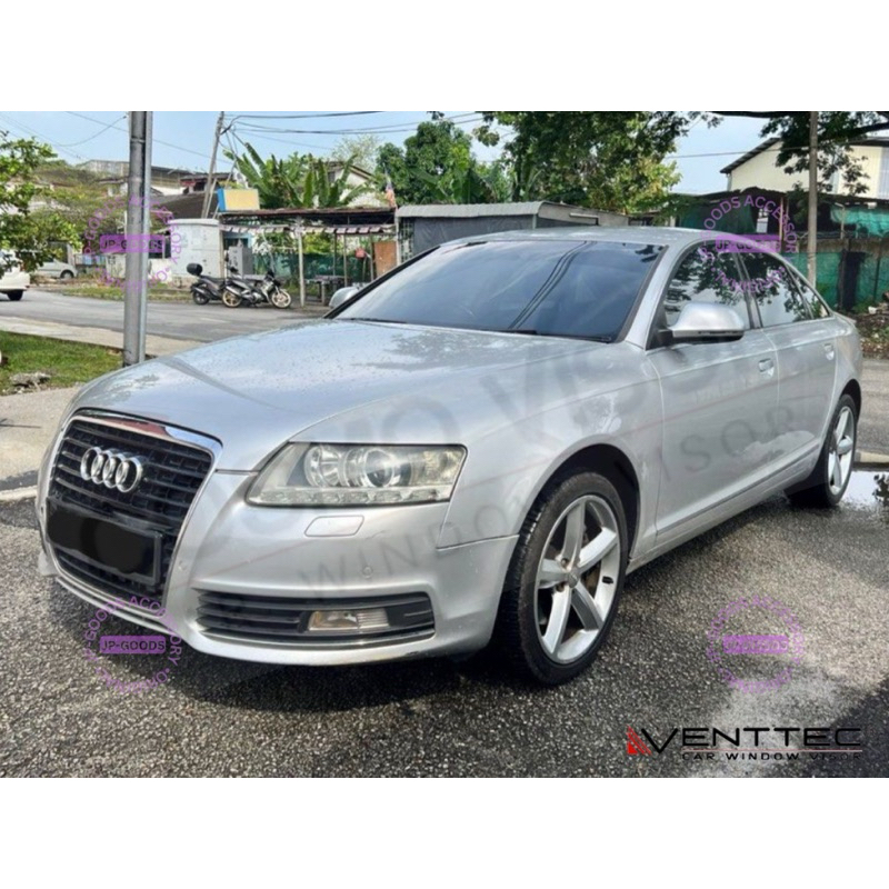 Edgevisors 4pc Tinted Wind Deflectors For Audi A6 C6 Avant Estate (2004-2011) | Front & Rear 3 thumbnail image