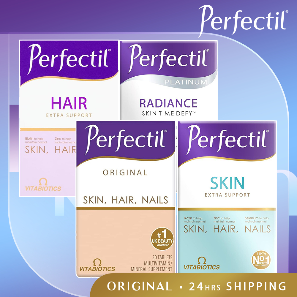 Vitabiotics Perfectil Plus Skin l Hair Extra Support l Original ...