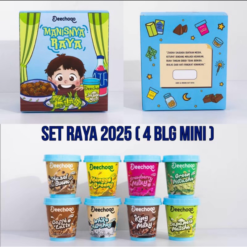 Set Kombo Raya Mini Edition Chocojar | Deechoqo (4 balang 2 kotak ...