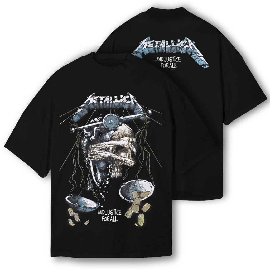 Vintage Metallica And Justice For All T-Shirt Size La