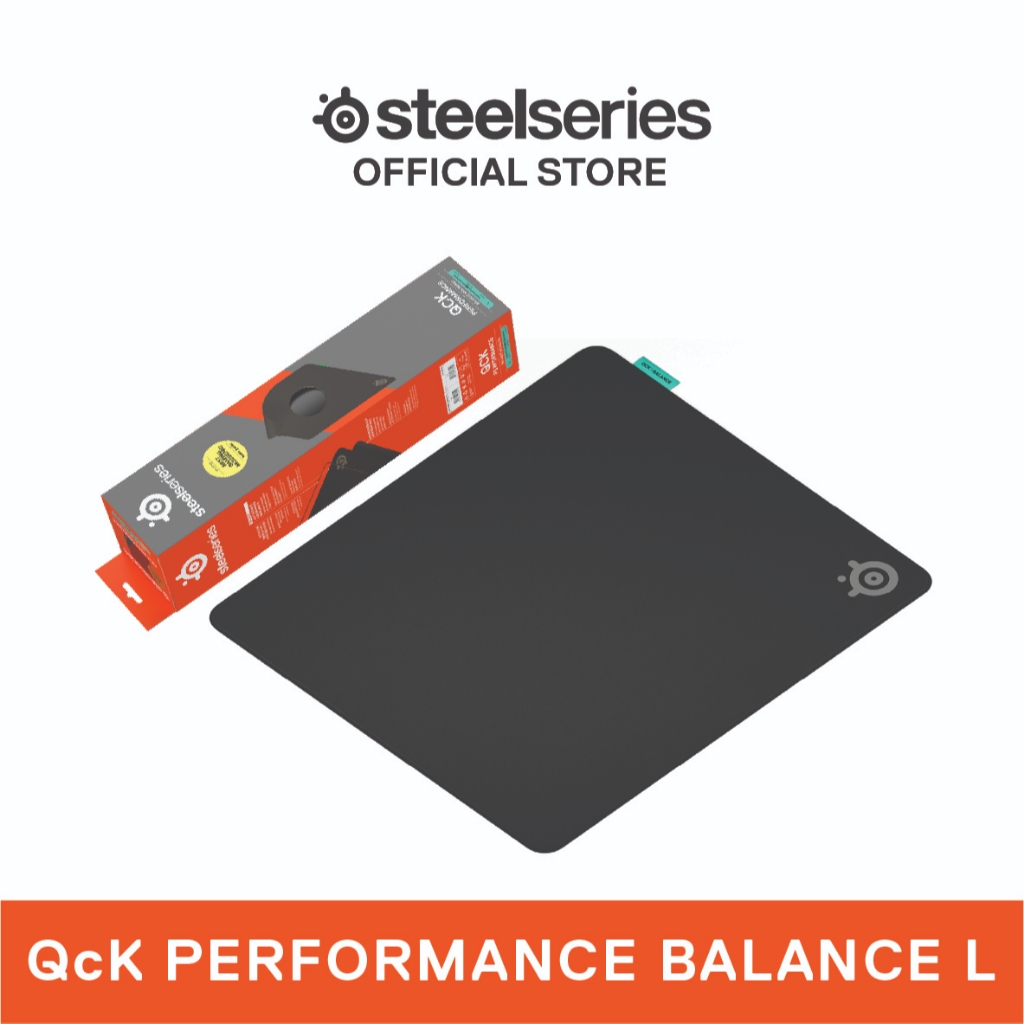 SteelSeries QcK Performance Balance L Gaming Mouse Pad (490mm x 420mm x ...