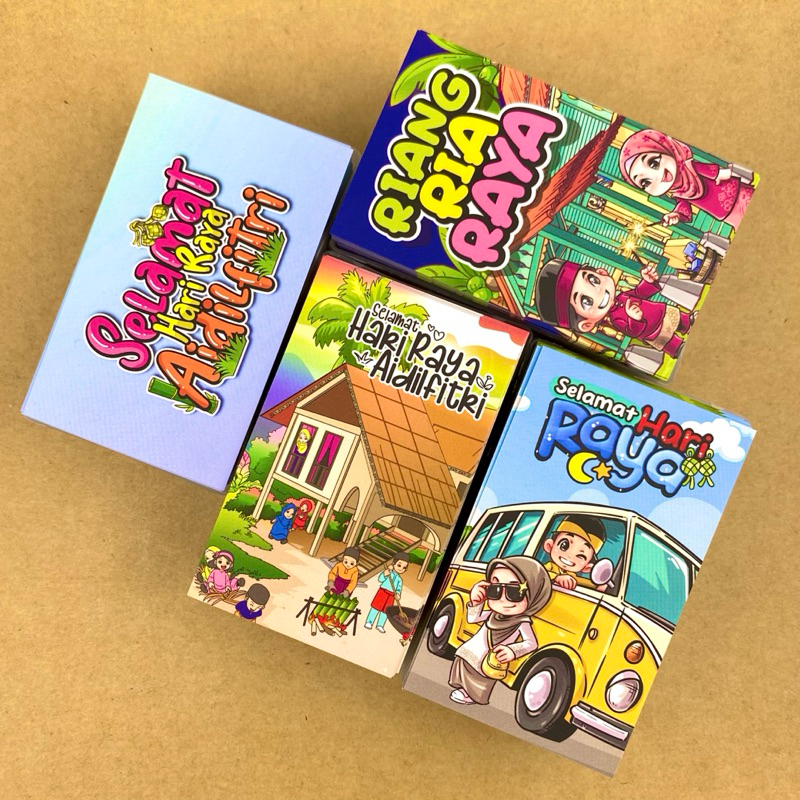 𝐋𝐀𝐃𝐘𝐑𝐀 𝐎𝐅𝐅𝐈𝐂𝐈𝐀𝐋 10PCS MINI KAD RAYA SMALL CARD RAYA AIDILFITRI | Shopee ...