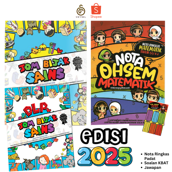 Jom Bijak Sains BM dan DLP KPM 2026 Tahun 1-6 & Nota Osem Math ...