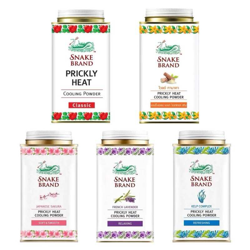 BEDAK SNAKE BRAND PRICKLY HEAT COOLING POWDER TALCUM POWDER BEDAK SEJUK ...