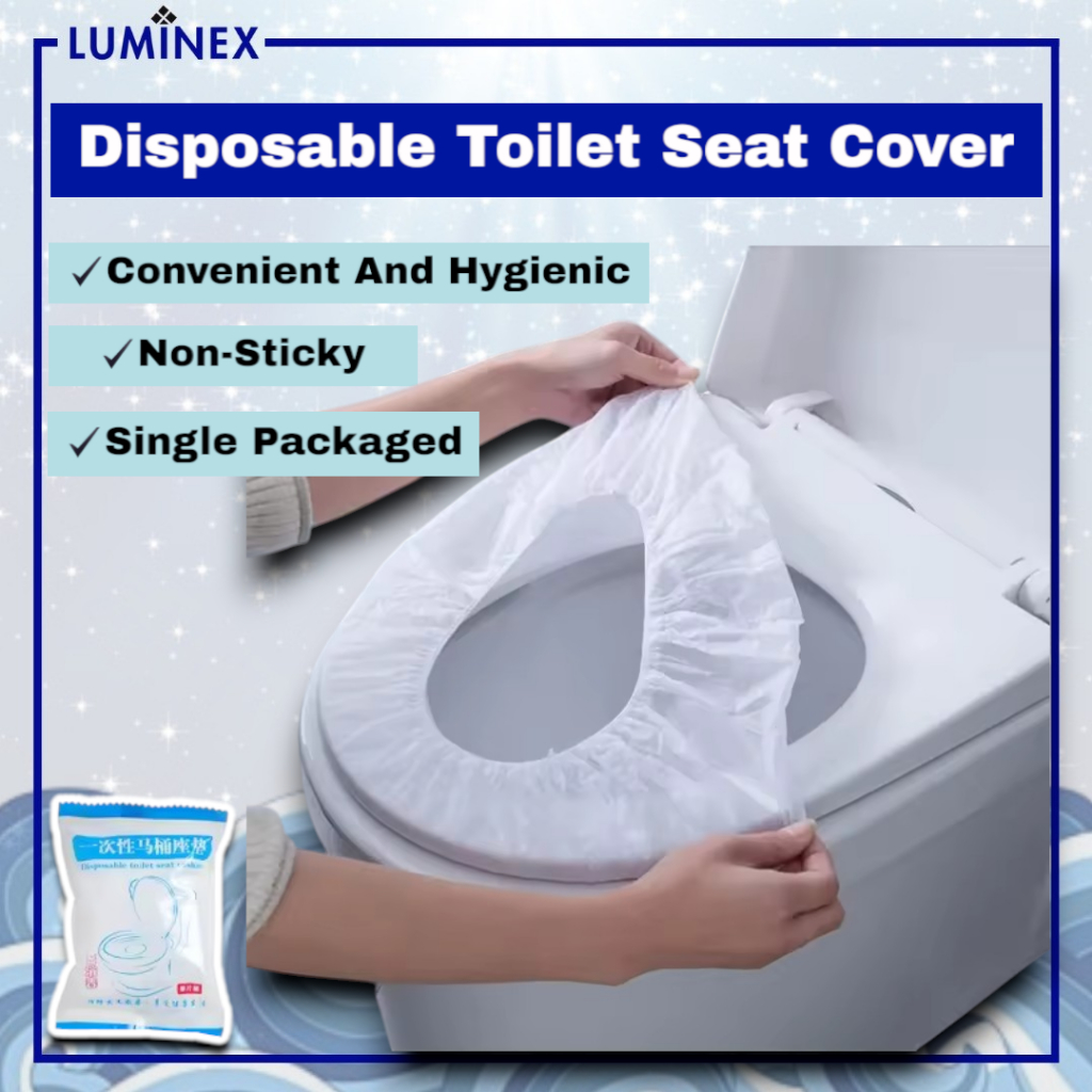 Lhxc 50pcs disposable use toilet seat covers each pack contains 1 seat