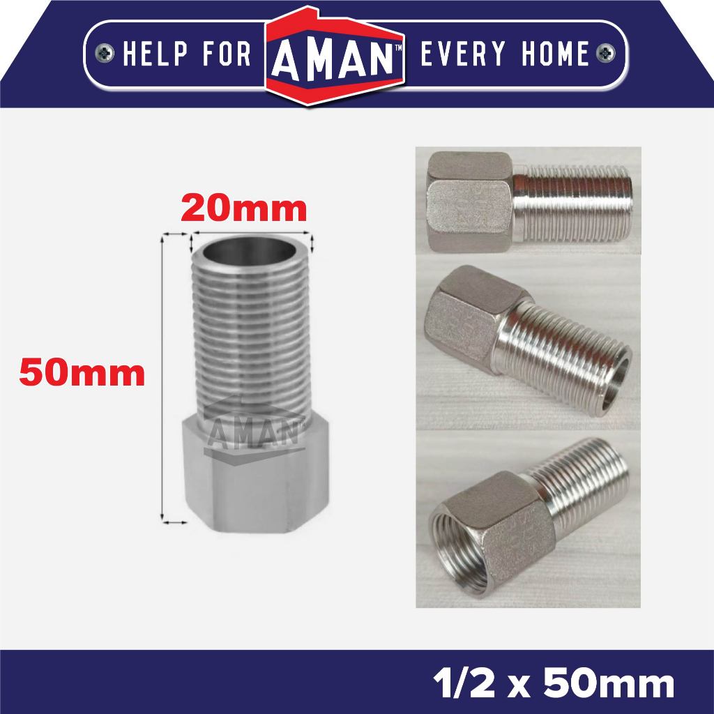 ViP Male Female Fitting Extend Hexagon Pipe Fitting Extension Adaptor ...