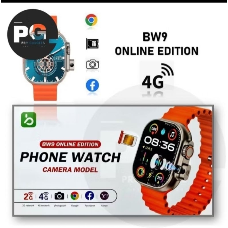 BW9 pro Online Edition AMOLED smartwatch men's and women's SIM card ...