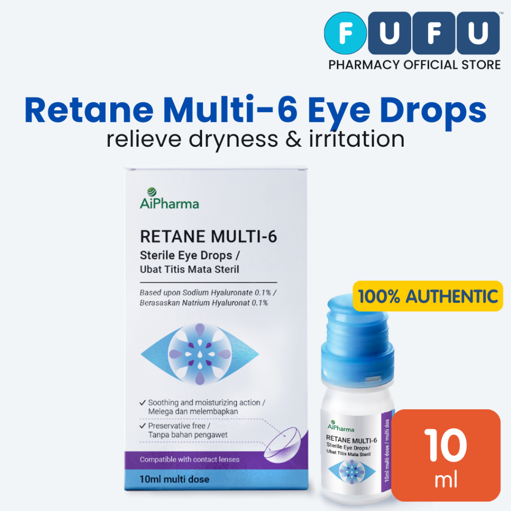 AiPharma Retane Multi-6 Eye Drops 10ml | Shopee Malaysia