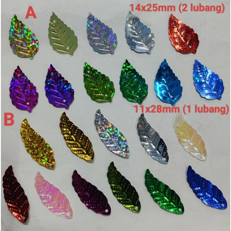 Leaf Sequin Labuci Daun (15+-g/80+-g) | Shopee Malaysia