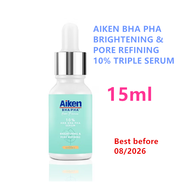 AIKEN BHA PHA BRIGHTENING & PORE REFINING 10% AHA BHA PHA TRIPLE SERUM ...