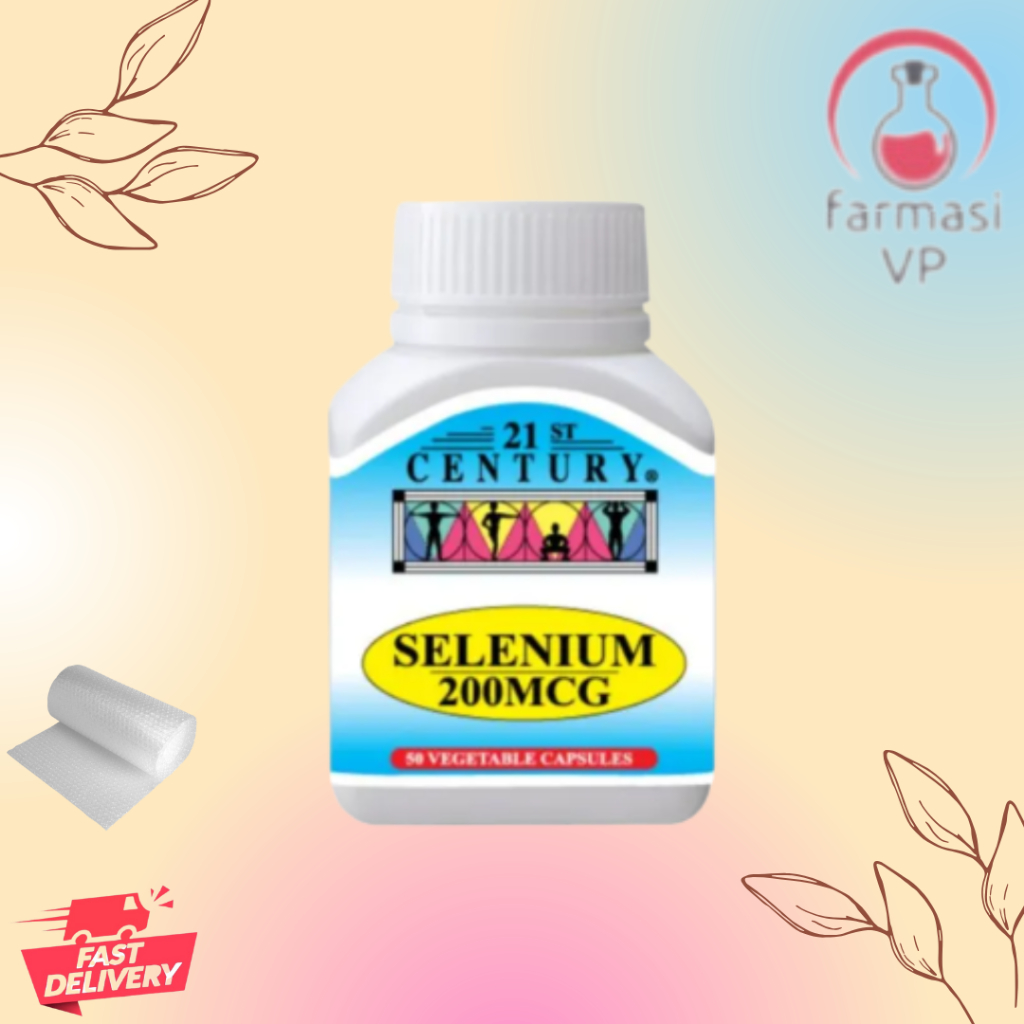 21st Century Selenium 200 mcg Selenium 50 Veg Cap | Shopee Malaysia