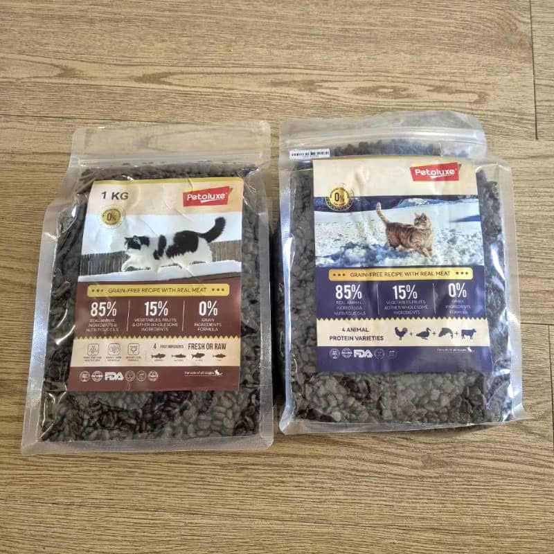 (Repacking)PETOLUXE 1kg (Grain Free) 4 ANIMAL / 4 FISH Urinary/Skin ...