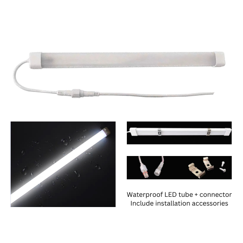 Refrigerator Freezer Display Chiller IP65 Waterproof LED Tube 220-240v ...