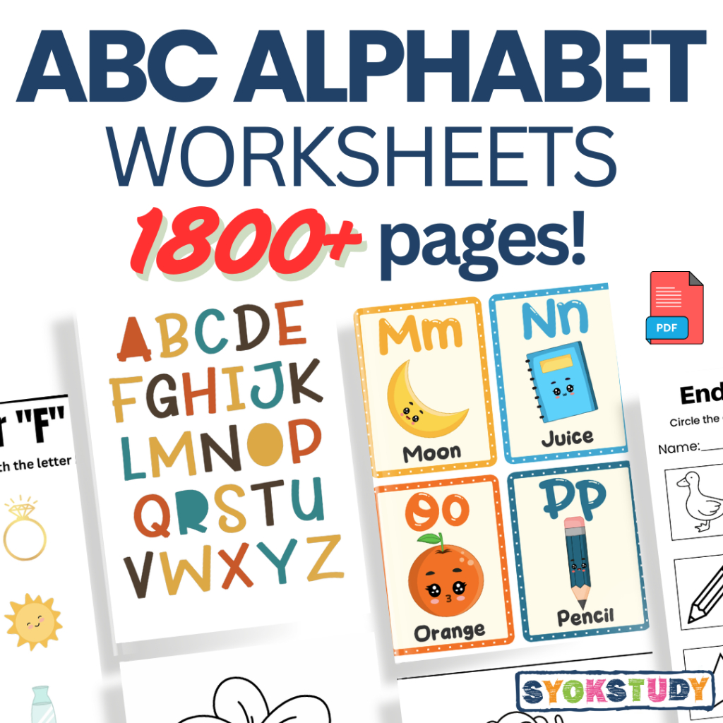 PDF | ABC Alphabet Worksheets / Busy Book Children Learning Education ...