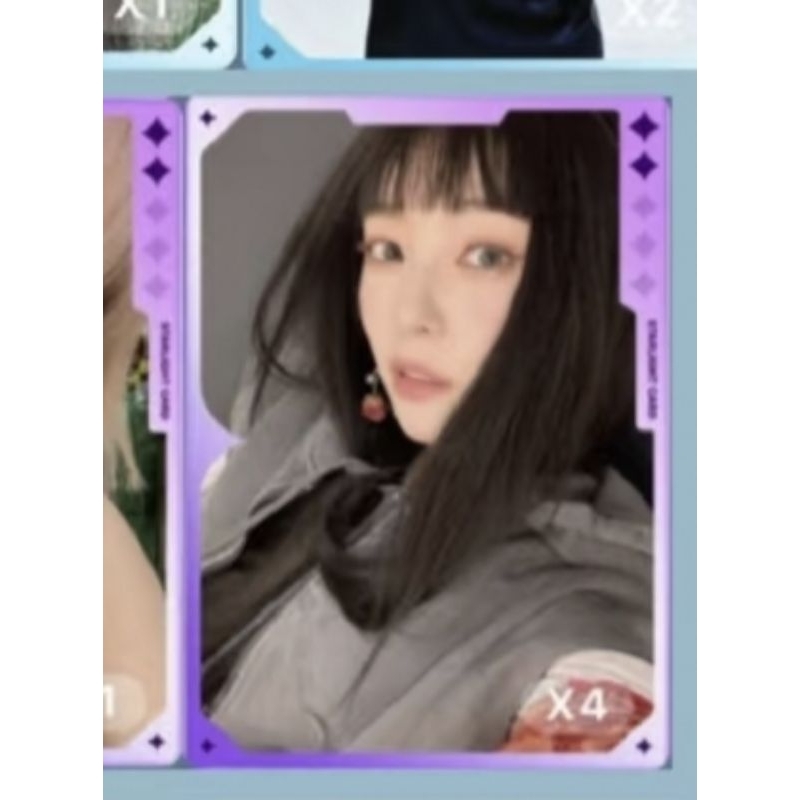 Red Velvet IRENE SOLO [LIKE A FLOWER] QQ MUSIC Starlight Photocard