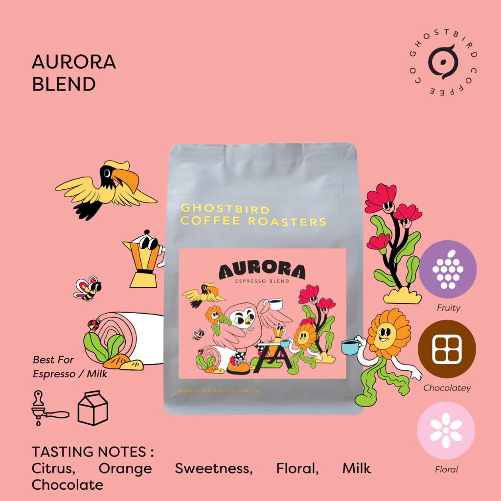 Ghostbird Coffee Co Aurora Espresso Blend – specialty coffee beans Malaysia