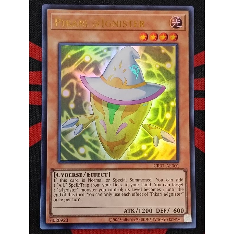 YUGIOH KONAMI CR07-AE001 Pikari @Ignister (UR) | Shopee Malaysia