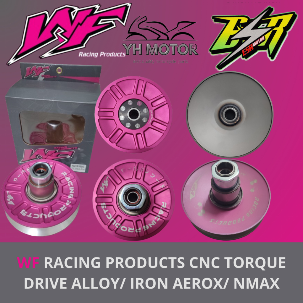 ESR WF RACING PRODUCTS CNC TORQUE DRIVE ALLOY/ TORQUE DRIVE BESI AEROX ...