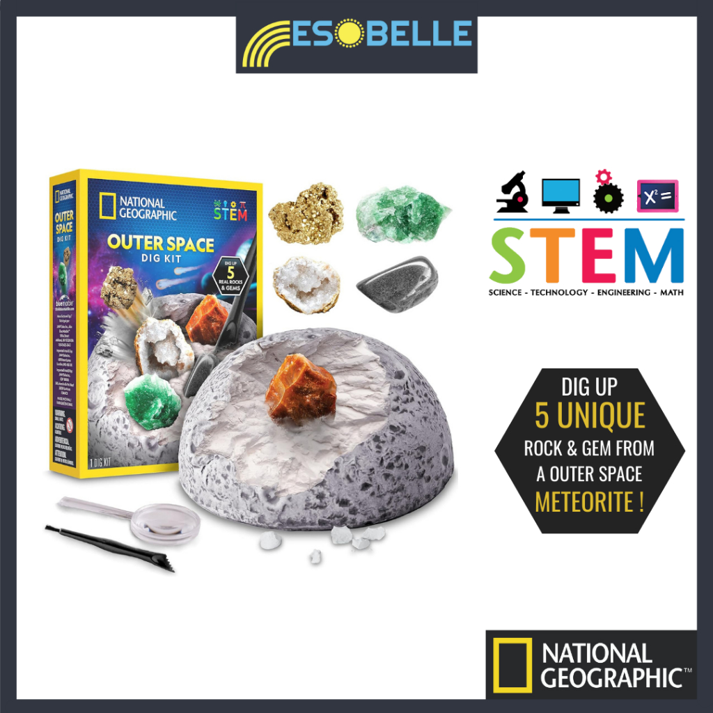 NATIONAL GEOGRAPHIC | Space Themed Dig Kit | STEM Scientific ...
