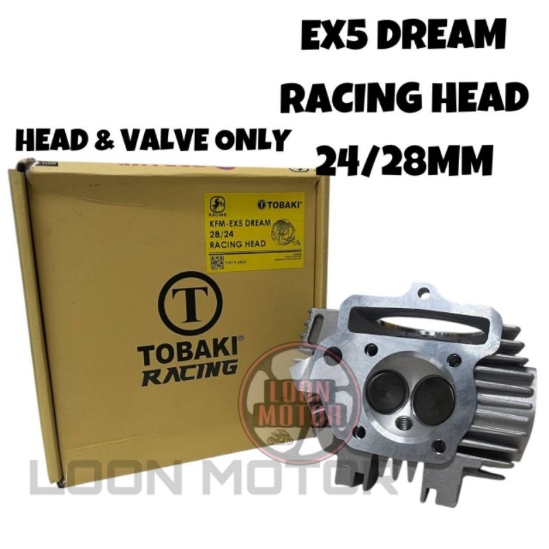 EX5 DREAM RACING HEAD 24/28MM TOBAKI RACING | Shopee Malaysia