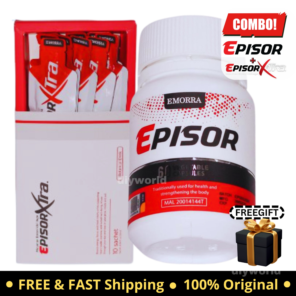Episor Combo Episor Xtra Freegift Original HQ Emorra | Shopee Malaysia