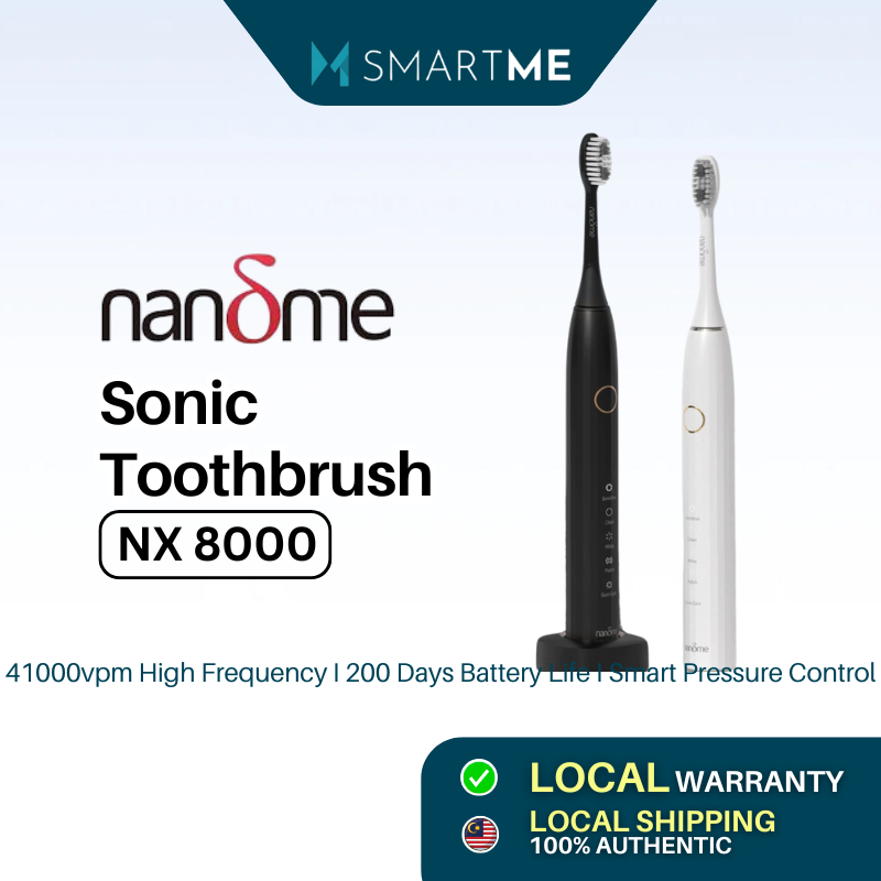 Nandme NX 8000 Smart Sonic Electric Toothbrush Pressure Control 200 ...