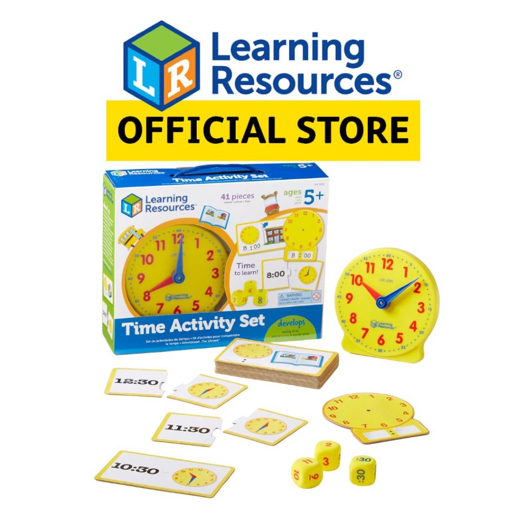Learning Resources Time Activity Set- Age 5+, Educational Toy ...