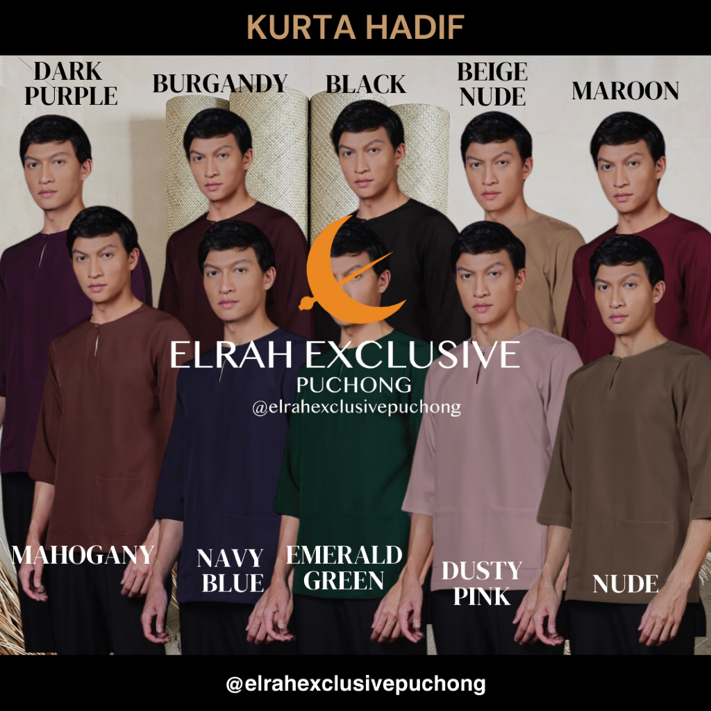KURTA HADIF NEW DESIGN 2025 BY ELRAH EXCLUSIVE (1) | Shopee Malaysia
