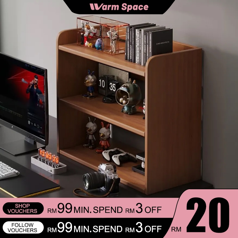 Desktop Rack Storage Rack Book Rack Office Desk Organizer Rak Buku ...
