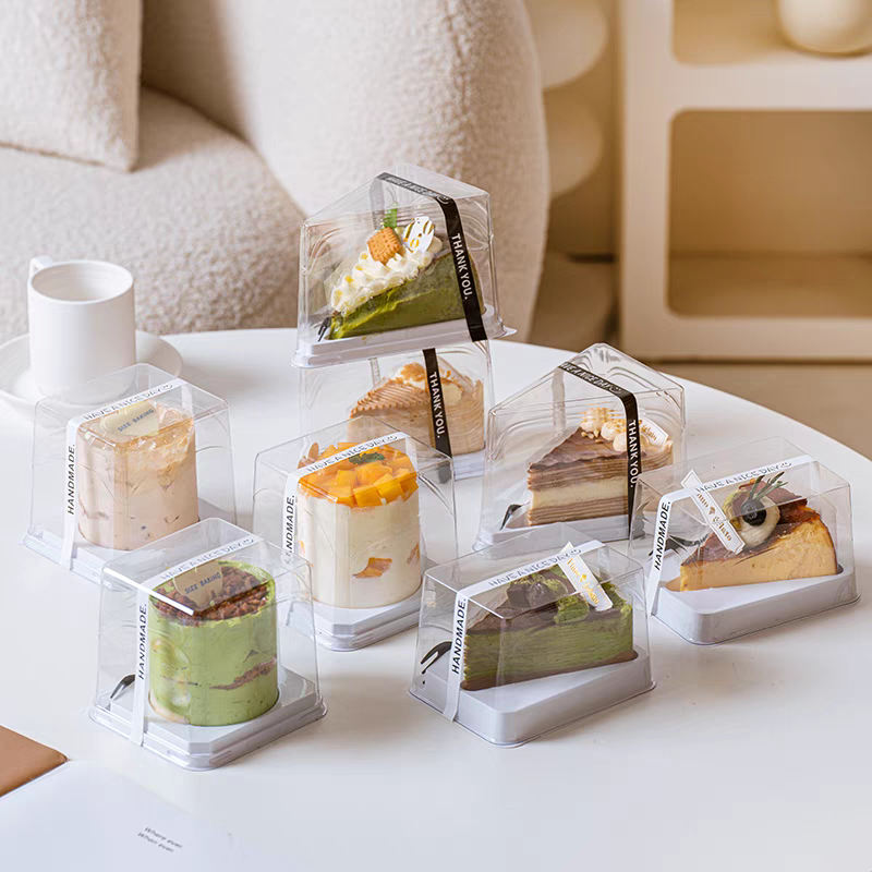 [READY STOCK] 10PCS Cake Roll /Cake Slice Box / Mousse Cake Box ...