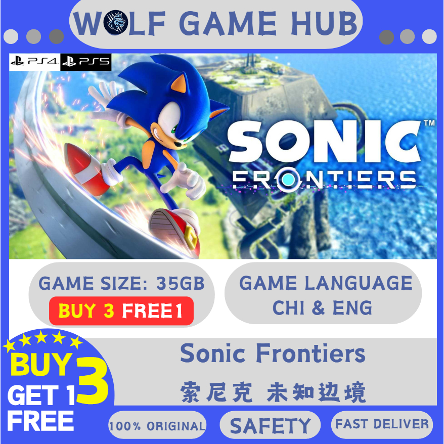 Sonic Frontiers ( PS4 & PS5 ) Game Digital Download | Shopee Malaysia