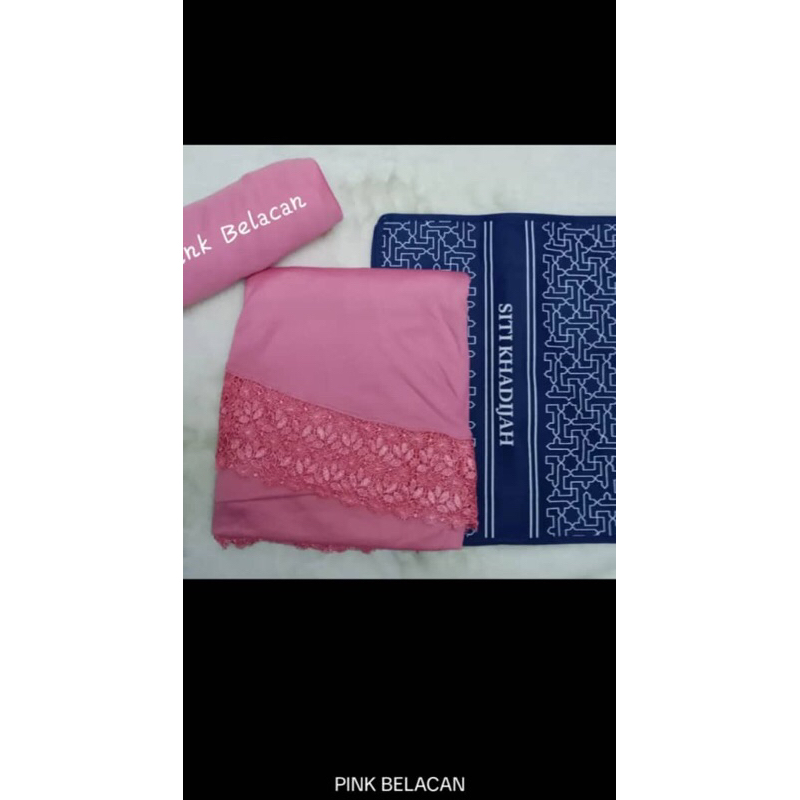 Free Beg Telekung Terivel Lace Aisyah Viscose sakli free beg Ver 3.0 ...