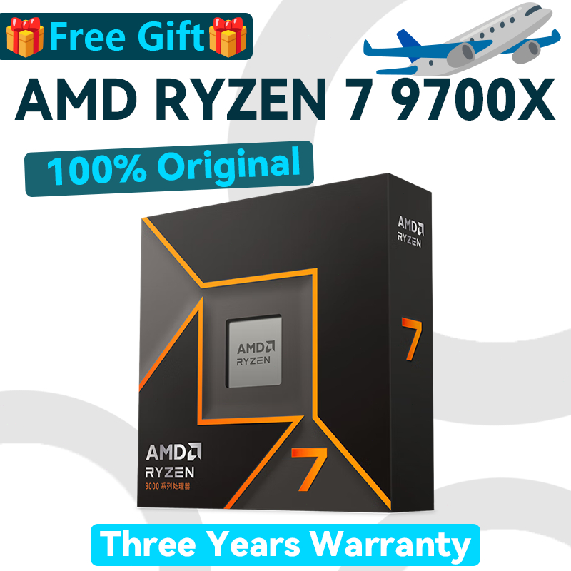 AMD Ryzen 7 9700X Processor - AM5 Socket - 8 Cores/16 Threads - AMD ...