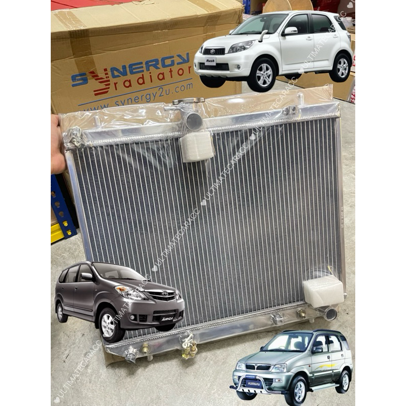 SYNERGY/SARD RADIATOR FULL ALUMINIUM TOYOTA AVANZA/TOYOTA RUSH F700 ...