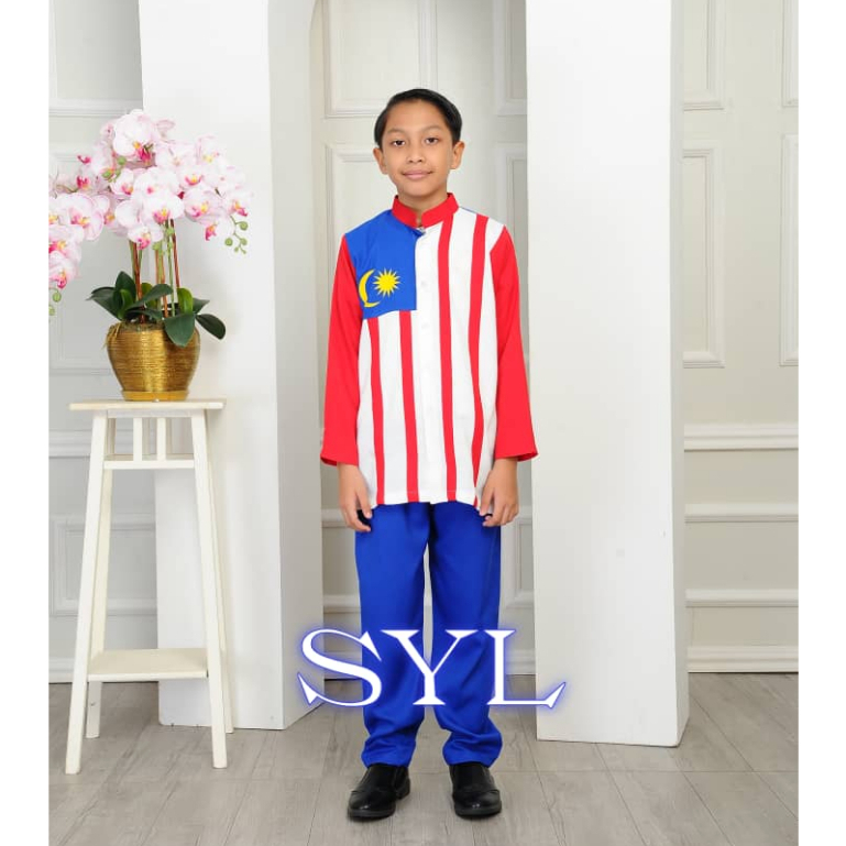 Baju Merdeka Boys(4y-12y) | Shopee Malaysia