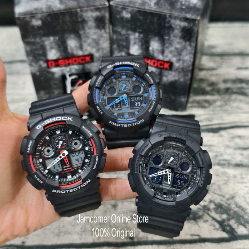 100% ORIGINAL CASIO G-SHOCK GA-100 SERIES GA-100-1A1/GA-100-1A2