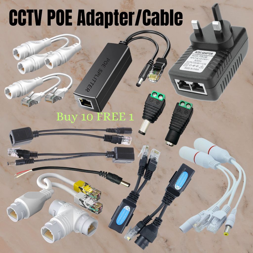 48V To 12V POE Splitter - Power Over Ethernet Injector Power Supply For ...