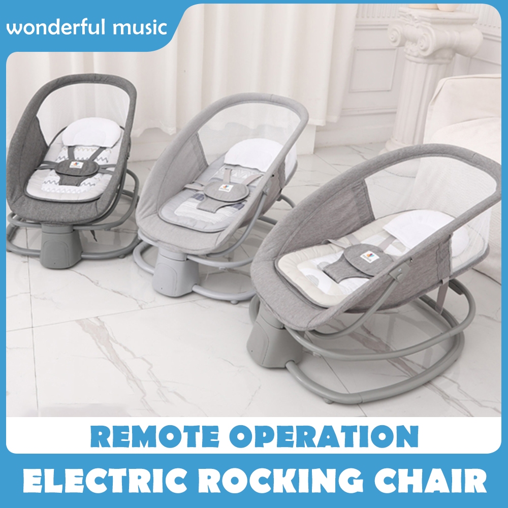 Ready Stock 4IN1 Baby Electric Rocking Chair Newborn Swing Cradle ...
