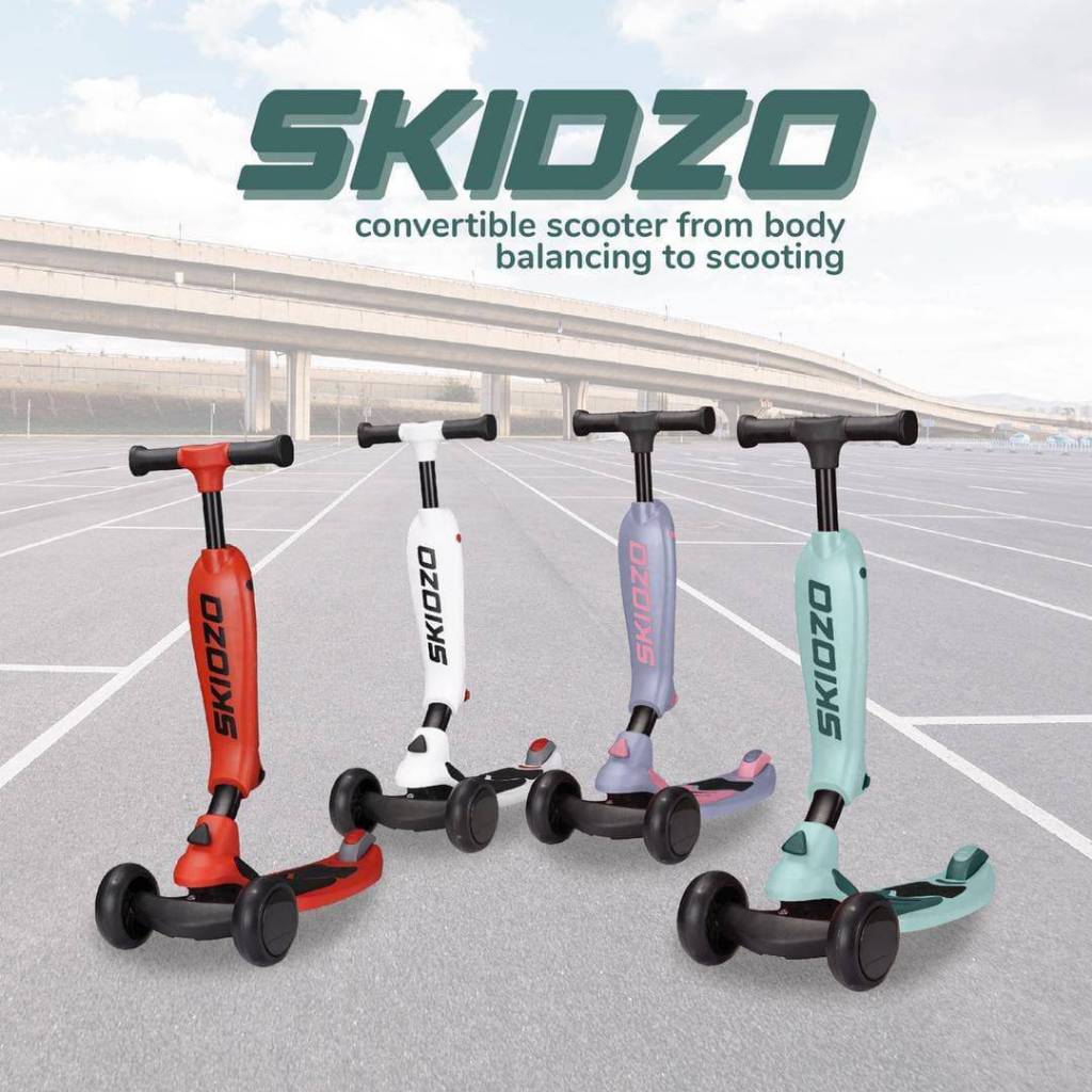 Koopers 2-in-1 Skidzo Scooter Ride On Support (50kg) | Shopee Malaysia