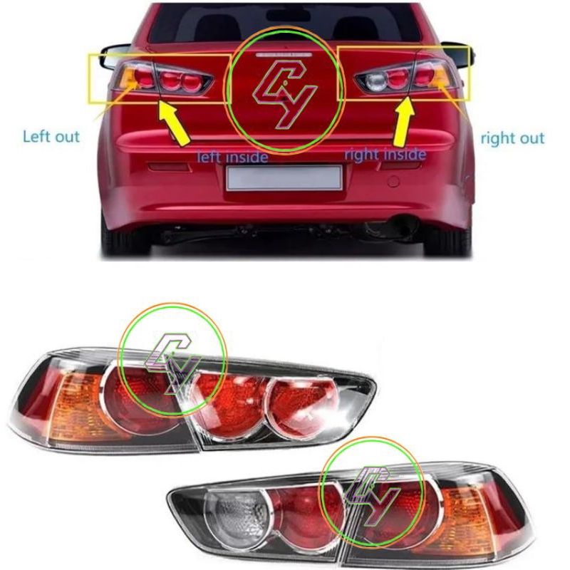Proton inspira Mitsubishi lancer Rear Tail lamp Bonnet Trunk Lid Back ...