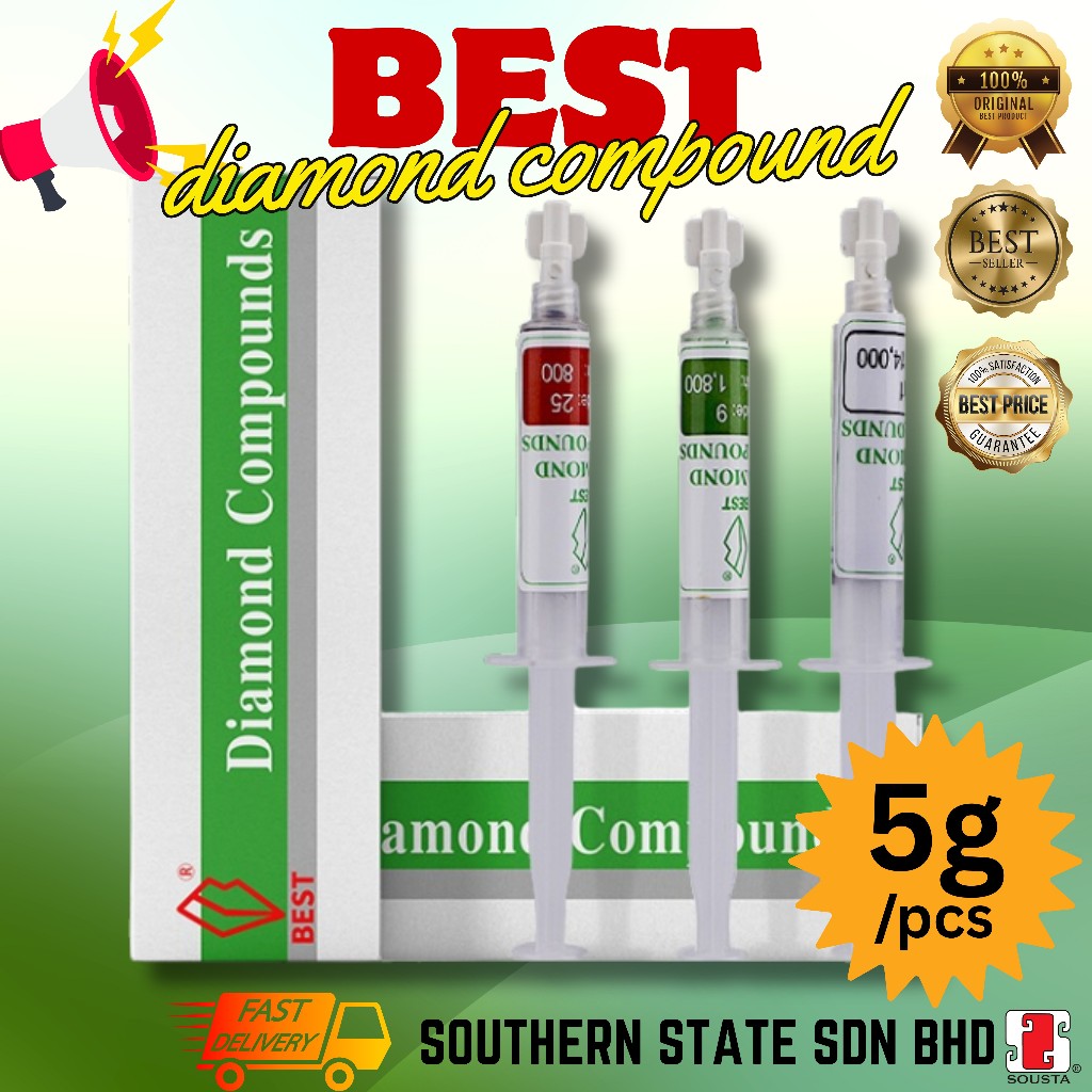 [ORIGINAL TAIWAN] BEST DIAMOND PASTE BEST DIAMOND COMPOUND 5g 5grams ...