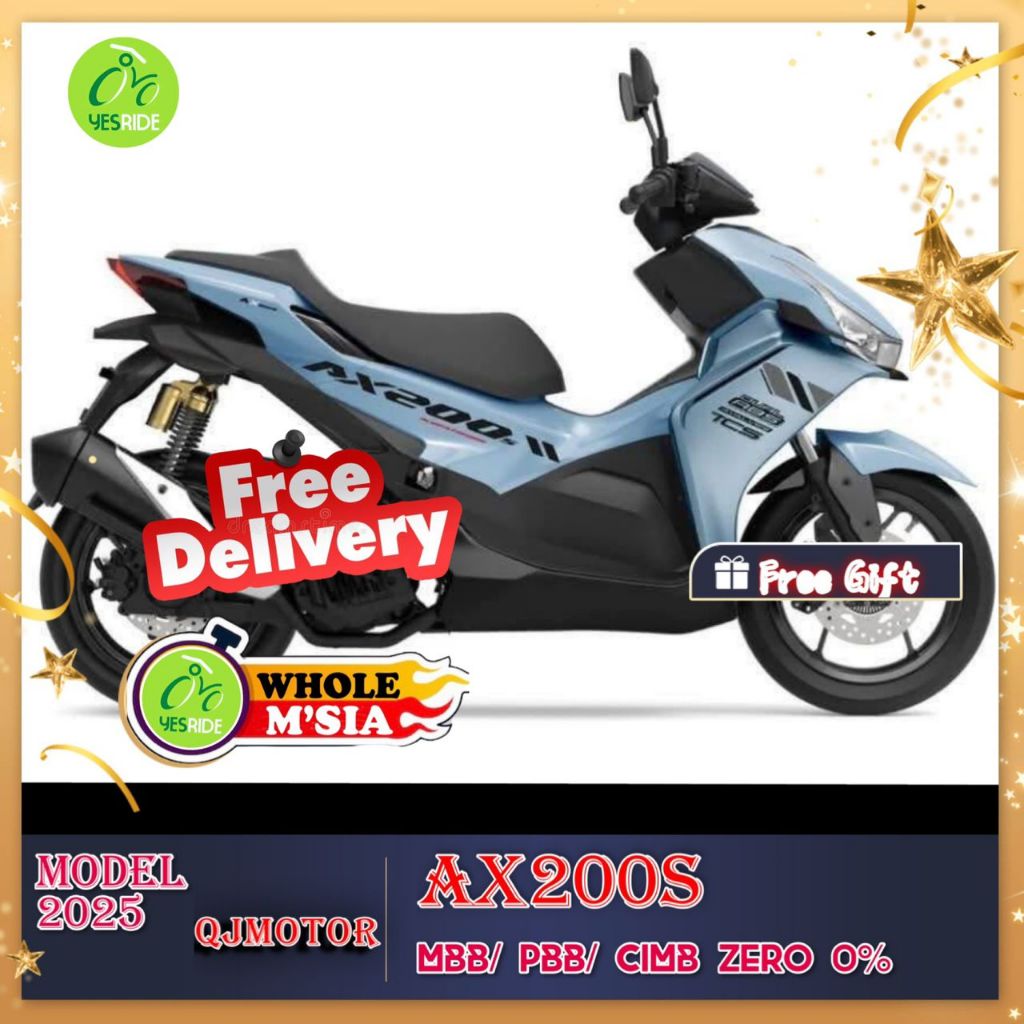 QJMOTOR AX200S New Model 2026 | Shopee Malaysia