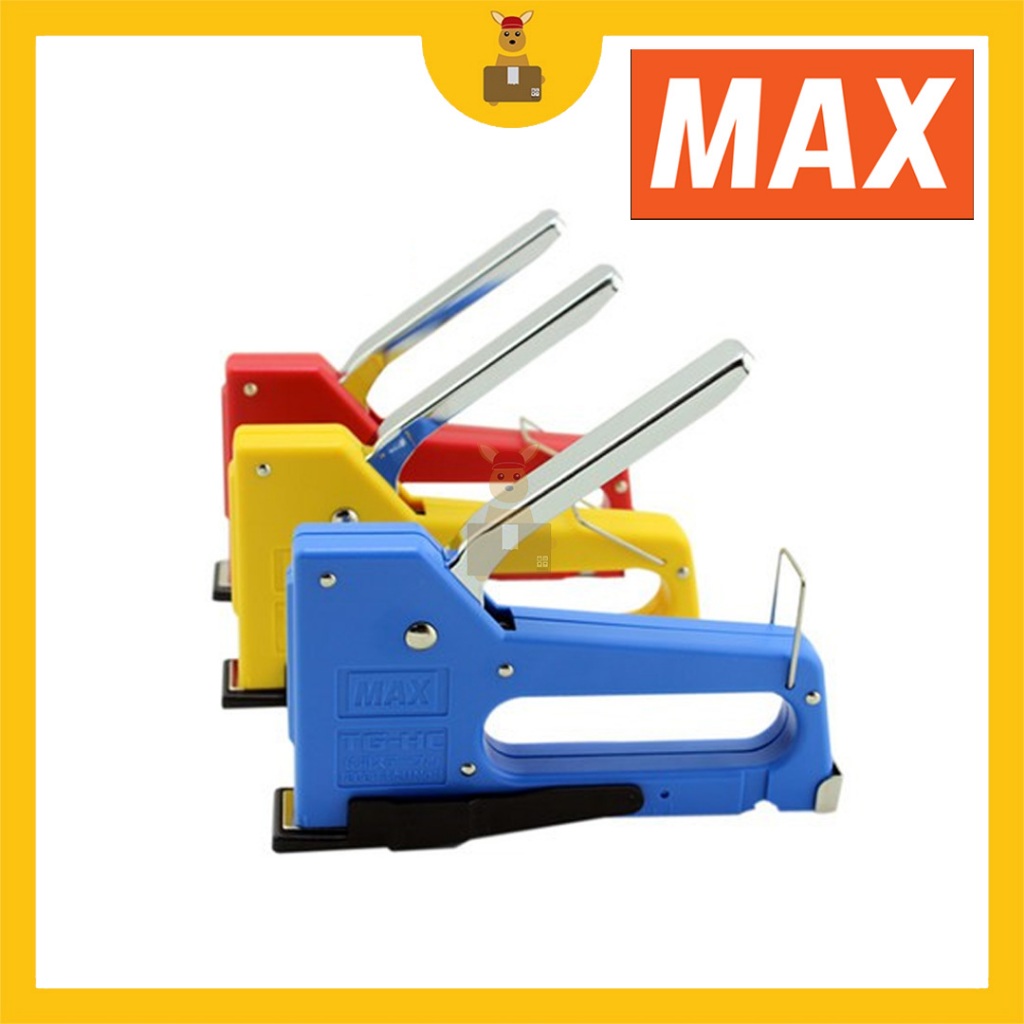 MAX Gun Tacker with Clinching Feature Stapler TG-HC (RANDOM COLOR ...