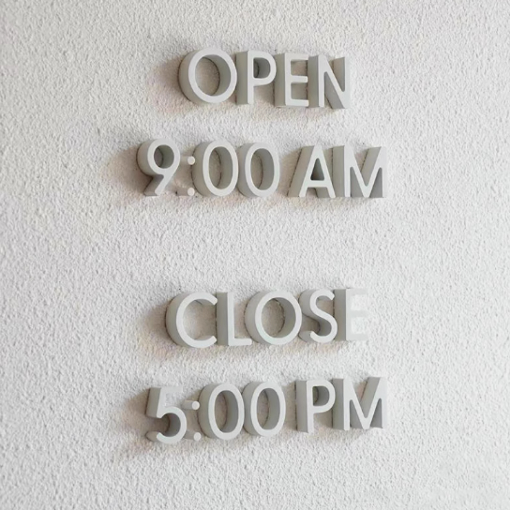 PVC 10/20cm H Letter Sign Alphabet (A-M only) 10mm Huruf Hiasan Dinding ...