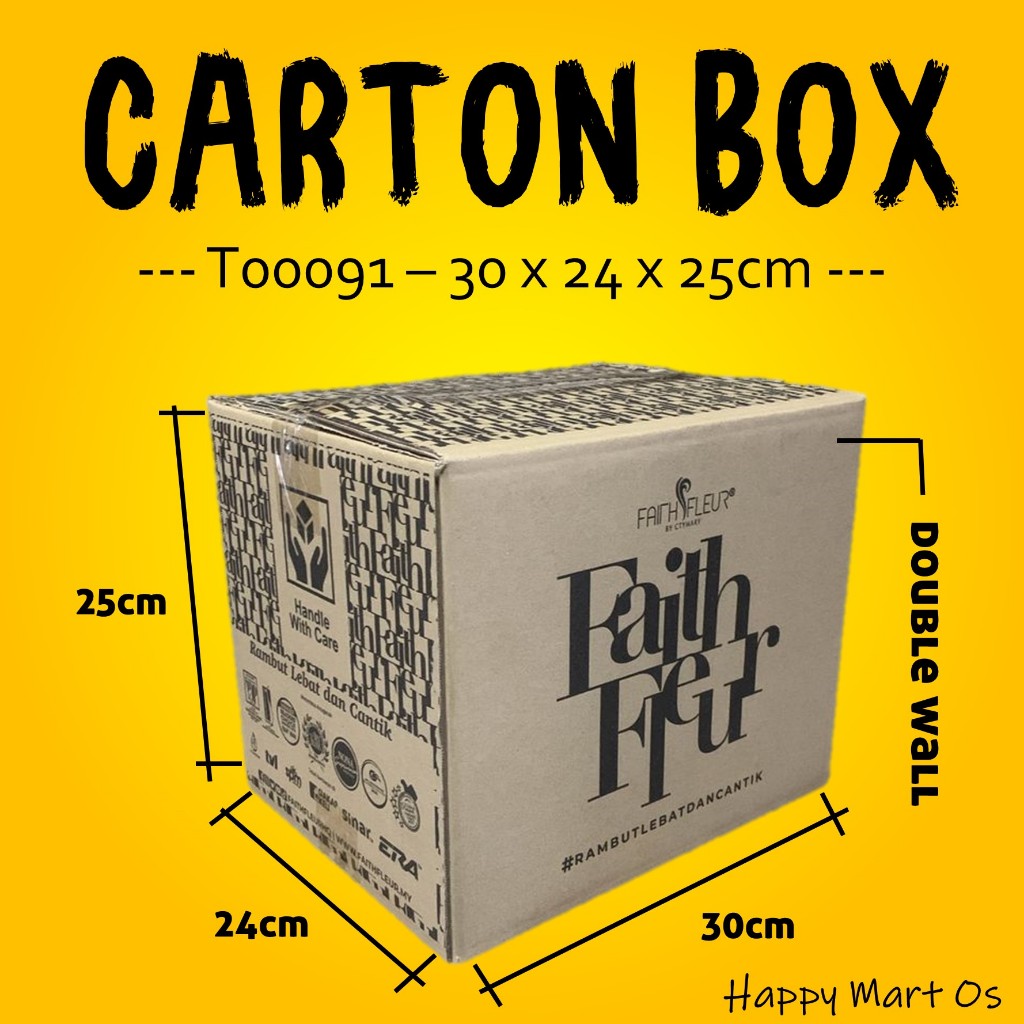 Still New Rejected Carton Box 30 x 24 x 25 cm Packaging Box Packing Box ...