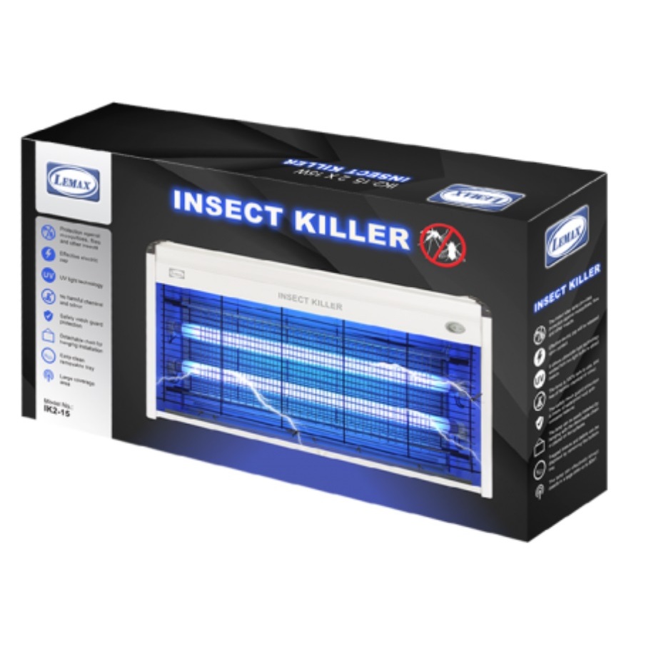 LEMAX INSECT MOSQUITO FLY TRAP INSECT KILLER FITTING C/W TUBE (20W/30W ...