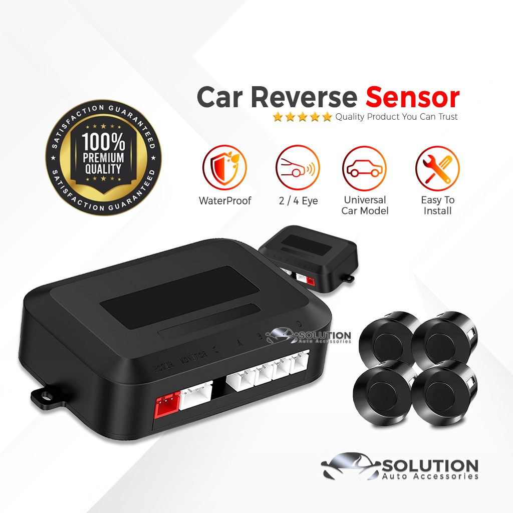 CAR PARKING ASSISTANT REVERSE SENSOR 2/4 EYE For All Model Perodua ...