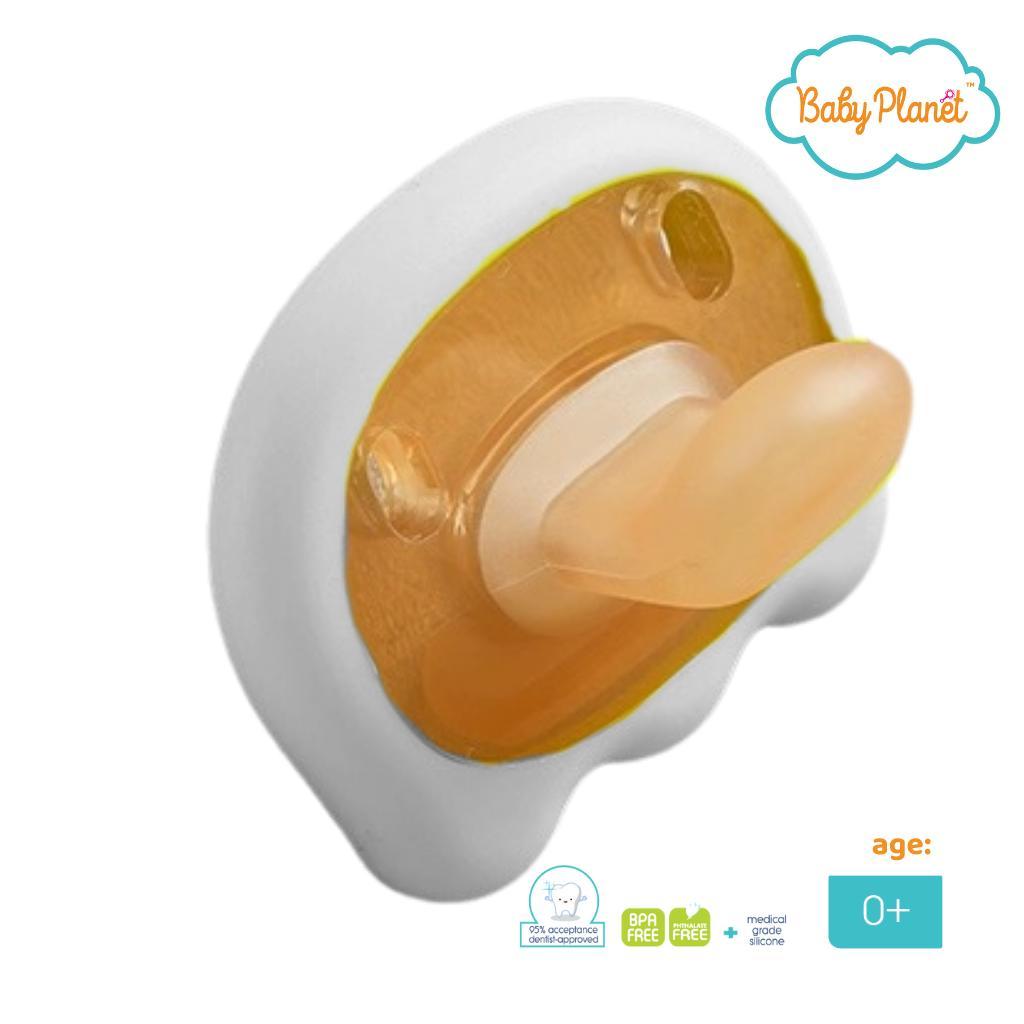 Baby Planet Natural Soothie Pacifier Flat / Round Nipple Silicone ...